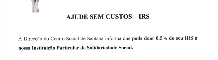 Ajude sem custos - IRS