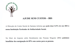 Ajude sem custos - IRS